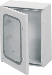 OBUDOWA ORION PLUS BOX AUTOMATYKA/DYSTRYBUCJA DRZWI TRANSPARENTNE (POLIESTER) 650X400X200 - FL266B - HAGER - BERKER