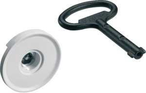 ZAMEK Z KLUCZEM DWU-PIÓRKOWY 3MM UNIVERS NHC UNIVERS - FZ449N - HAGER - BERKER
