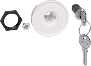 Zamek cylindryczny z 2 kluczami nr 1333 IP54 - FZ504N - HAGER - BERKER