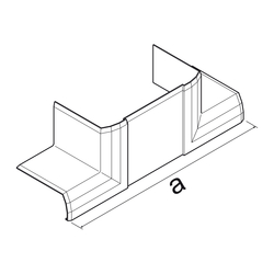 ELEMENT T 70X210 KREMOWY BRAN - G127690011 - HAGER - BERKER