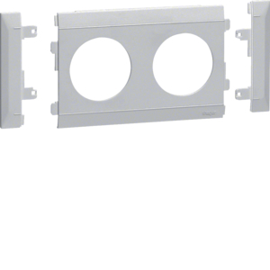 MASKOWNICA MODUŁOWA DO GNIAZDA PODWÓJNEGO JASNO SZARA - G35017035 - HAGER - BERKER