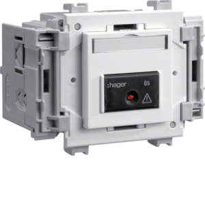 ZESTAW Z OCHRONNIKIEM P-PRZEPIĘCIOWYM 230V BIAŁY BRSN  - G40179010 - HAGER - BERKER
