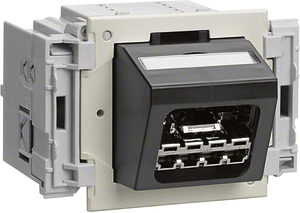GNIAZDO ACO ANTRACYT BRN - G4018ANTH - HAGER - BERKER