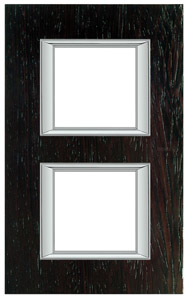 RAMKA PROTOKĄTNA PIONOWA 2X2 MODUŁY WENGE AXOLUTE - HA4802/2LWE - LEGRAND