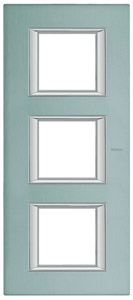 RAMKA PROSTOKĄTNA PIONOWA 3X2 MODUŁY BRUSHED MERCURY AXOLUTE - HA4802/3AZ - LEGRAND