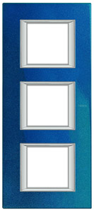 RAMKA PROSTOKĄTNA PIONOWA 3X2 MODUŁY BLUE MEISSEN AXOLUTE - HA4802/3BM - LEGRAND