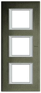 RAMKA PROSTOKĄTNA PIONOWA 3X2 MODUŁY BRUSHED BRONZE AXOLUTE - HA4802/3BR - LEGRAND