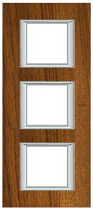 RAMKA PROSTOKĄTNA PIONOWA 3X2 MODUŁY TEAK AXOLUTE - HA4802/3LTK - LEGRAND
