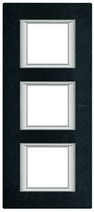 RAMKA PROSROKĄTNA PIONOWA 3X2 MODUŁY SLATE AXOLUTE - HA4802/3RLV - LEGRAND