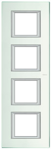 RAMKA PROSTOKĄTNA PIONOWA 4X2 MODUŁY MIRROR GLASS AXOLUTE - HA4802/4VSA - LEGRAND