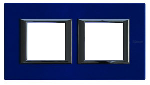 RAMKA PROSTOKĄTNA POZIOMA 2X2 MODUŁY BLUE MEISSEN AXOLUTE - HA4802M2HBM - LEGRAND