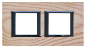 RAMKA PROSTOKĄTNA POZIOMA 2X2 MODUŁY ASHWOOD AXOLUTE - HA4802M2HLFR - LEGRAND
