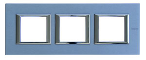 RAMKA PROTOKĄTNA POZIOMA 3X2 MODUŁY BRUSHED MERCURY AXOLUTE - HA4802M3HAZ - LEGRAND