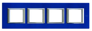 RAMKA PROTOKĄTNA POZIOMA 4X2 MODUŁY BLUE MEISSEN AXOLUTE - HA4802M4HBM - LEGRAND