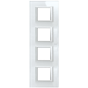 RAMKA PROTOKĄTNA PIONOWA 4X2 MODUŁY WHICE AXOLUTE - HA4802M4VSW - LEGRAND