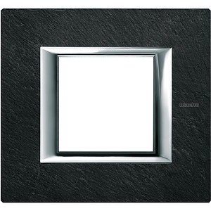 RAMKA PROTOKĄTNA POZIOMA 2 MODUŁY SLATE AXOLUTE - HA4802RLV - LEGRAND