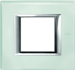 RAMKA PROTOKĄTNA POZIOMA 2 MODUŁY KRISTALL GLASS AXOLUTE - HA4802VKA - LEGRAND