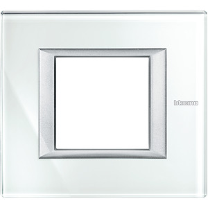 RAMKA PROTOKĄTNA POZIOMA 2 MODUŁY WHICE AXOLUTE - HA4802VSW - LEGRAND