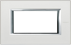 RAMKA PROTOKĄTNA 4 MODUŁY SILVER AXOLUTE  - HA4804SAN - LEGRAND