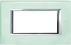RAMKA PROTOKĄTNA 4 MODUŁY KRISTALL GLASS AXOLUTE - HA4804VKA - LEGRAND