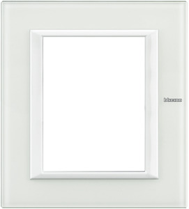 RAMKA PROTOKĄTNA 3+3 MODUŁY WHITE GLASS AXOLUTE - HA4826VBB - LEGRAND
