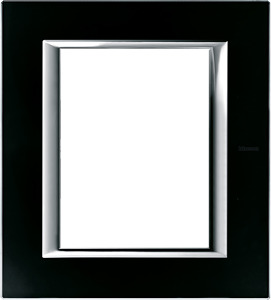 RAMKA PROTOKĄTNA 3+3 MODUŁY BLACK GLASS AXOLUTE - HA4826VNN - LEGRAND