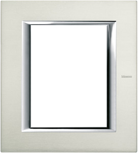 RAMKA PROSTOKĄTNA 3+3 MODUŁY BRUSHED ALUMINIUM AXOLUTE  - HA4826XC - LEGRAND