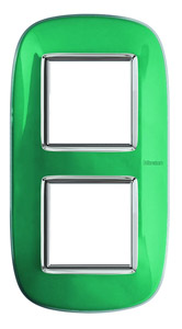 RAMKA OWALNA 2X2 MODUŁY LIQUID GREEN AXOLUTE - HB4802/2DV - LEGRAND