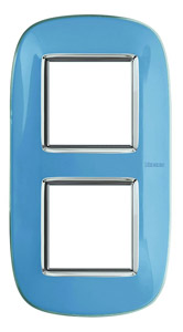 RAMKA OWALNA 2X2 MODUŁY LIQUID BLUE AXOLUTE - HB4802/2DZ - LEGRAND