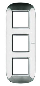 RAMKA OWALNA 3X2 MODUŁY SHINY STEEL AXOLUTE - HB4802/3ACL - LEGRAND