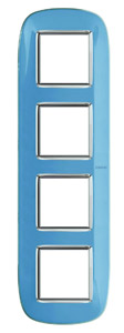 RAMKA OWALNA 4X2 MODUŁY LIQUID BLUE AXOLUTE - HB4802/4DZ - LEGRAND