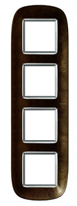 RAMKA OWALNA 4X2 MODUŁY COFFEE LEATHER AXOLUTE - HB4802/4SLS - LEGRAND