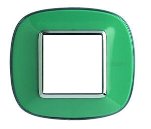 RAMKA OWALNA 2 MODUŁY LIQUID GREEN AXOLUTE - HB4802DV - LEGRAND