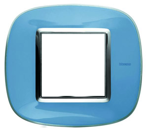 RAMKA OWALNA 2 MODUŁY LIQUID BLUE AXOLUTE - HB4802DZ - LEGRAND