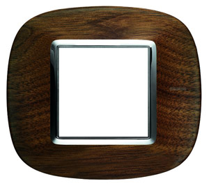 RAMKA OWALNA 2 MODUŁY WALNUT AXOLUTE  - hb4802lnc - LEGRAND