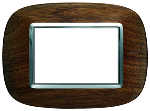 RAMKA OWALNA 3 MODUŁY WALNUT AXOLUTE - HB4803LNC - LEGRAND