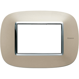 RAMKA OWALNA 3 MODUŁY LIGHT TITANIUM AXOLUTE - HB4803TC - LEGRAND