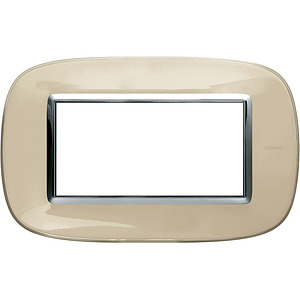 RAMKA OWALNA 4 MODUŁY LIQUID IVORY AXOLUTE - HB4804DA - LEGRAND