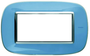 RAMKA OWALNA 4 MODUŁY LIQUID BLUE AXOLUTE - HB4804DZ - LEGRAND