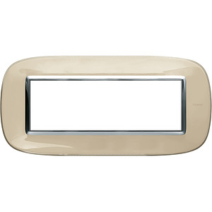 RAMKA OWALNA 6 MODUŁÓW LIQUID IVORY AXOLUTE - HB4806DA - LEGRAND