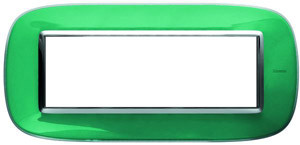RAMKA OWALNA 6 MODUŁÓW LIQUID GREEN AXOLUTE - HB4806DV - LEGRAND