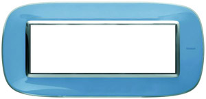 RAMKA OWALNA 6 MODUŁÓW LIQUID BLUE AXOLUTE - HB4806DZ - LEGRAND