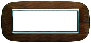RAMKA OWALNA 6 MODUŁÓW WALNUT AXOLUTE - HB4806LNC - LEGRAND