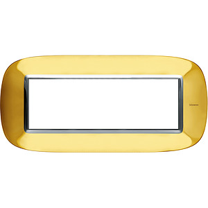 RAMKA OWALNA 6 MODUŁÓW SHINY GOLD AXOLUTE - HB4806OR - LEGRAND