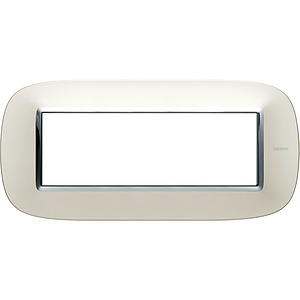 RAMKA OWALNA 6 MODUŁÓW SILVER AXOLUTE - HB4806SAN - LEGRAND