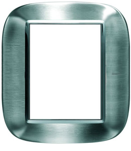 RAMKA OWALNA 3+3 M STAL MAT AXOLUTE - HB4826ACS - LEGRAND