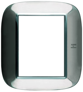 RAMKA OWALNA 3+3 MODUŁY SHINY ALESSI STEEL AXOLUTE - HB4826AXL - LEGRAND