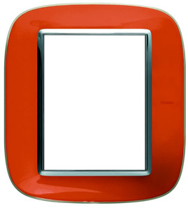 RAMKA OWALNA 3+3 MODUŁY LIQUID ORANGE AXOLUTE - HB4826DR - LEGRAND