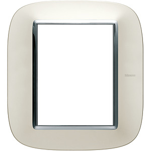 RAMKA OWALNA 3+3 MODUŁY SILVER AXOLUTE  - HB4826SAN - LEGRAND