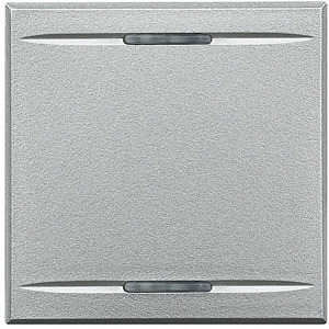 KLAWISZ 2 FUNKCJI 2 MODUŁY ALUMINIUM AXOLUTE MYHOME  - HC4911/2 - LEGRAND